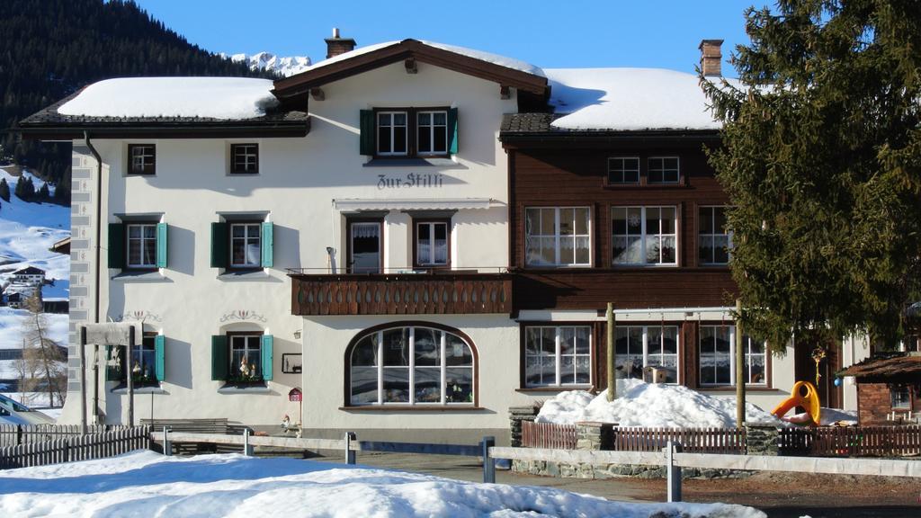 Apartamento Pension Hof Zur Stilli Davos Exterior foto